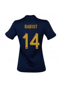 Ranska Adrien Rabiot #14 Jalkapallovaatteet Naisten Kotipaita MM-kisat 2022 Lyhythihainen